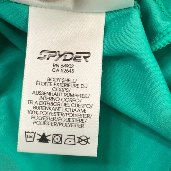 Spyder CYCLING 3/4 SLV TOP - Green - Picture 14 of 16